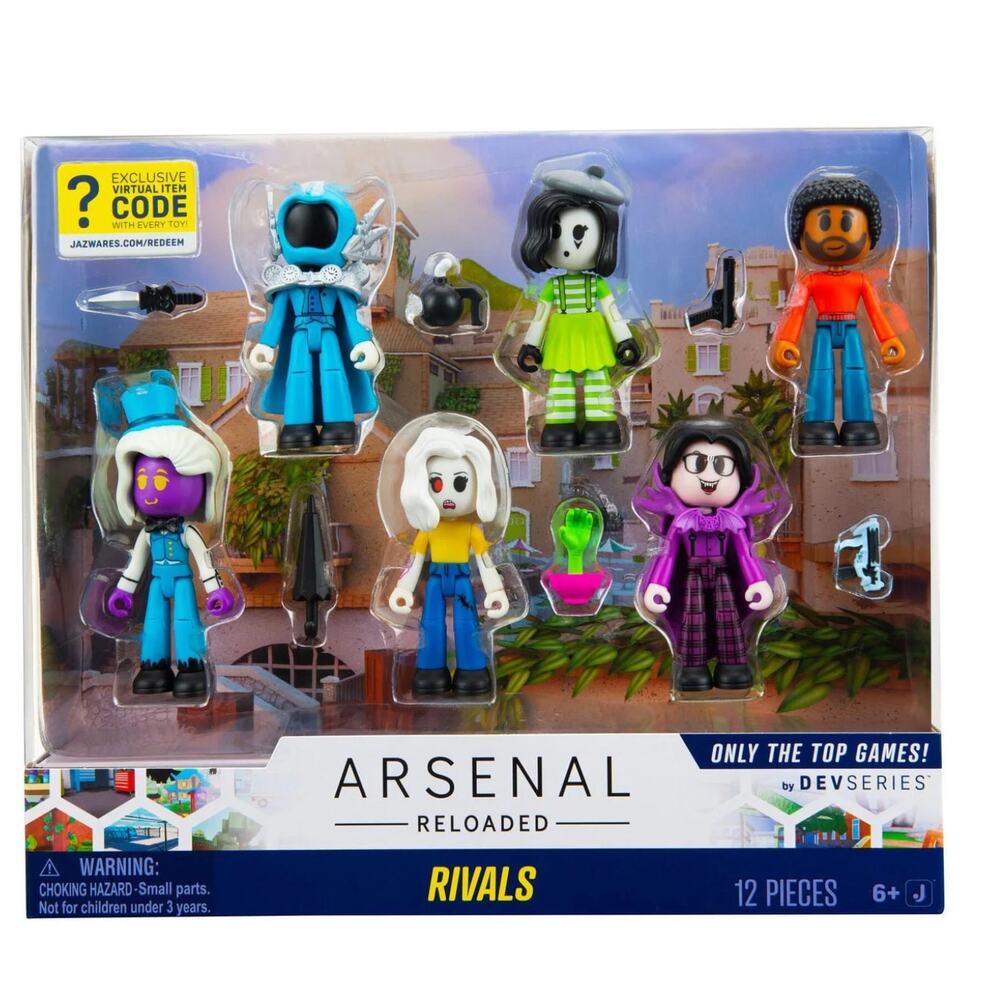 Roblox DevSeries Arsenal Reloaded Rivals Figure Set (12‎ pc) Jazwares